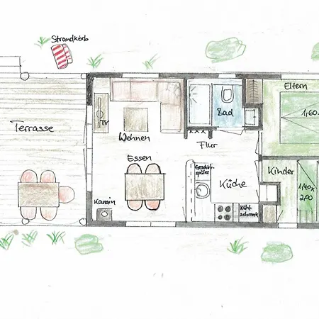 Holiday home Ostseeferienpark Walkyrien - Kapitaen 22